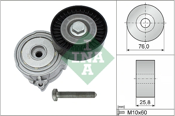 Belt Tensioner, V-ribbed belt